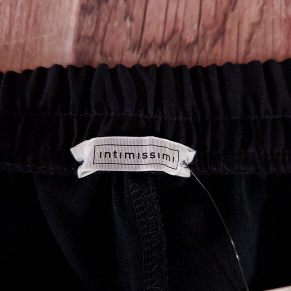NWT Intimissimi Womens XL Trousers with Pockets Pants Black AI075Z - Picture 10 of 14
